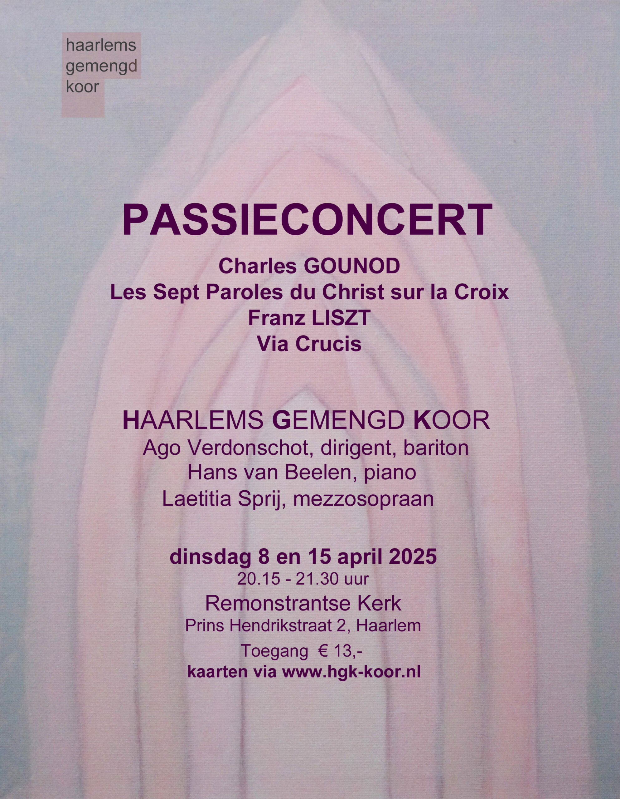 Passieconcert 8 april